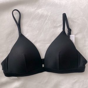 Lululemon Waterside Swim Top 
A/B Cup in black NWT